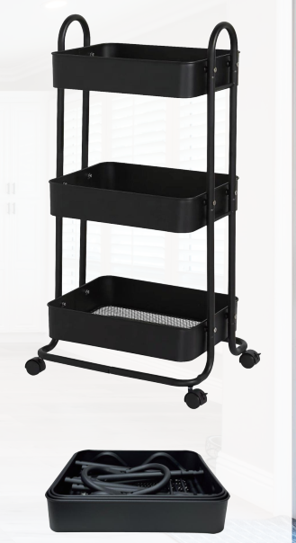 三四層可拆卸萬向輪推車